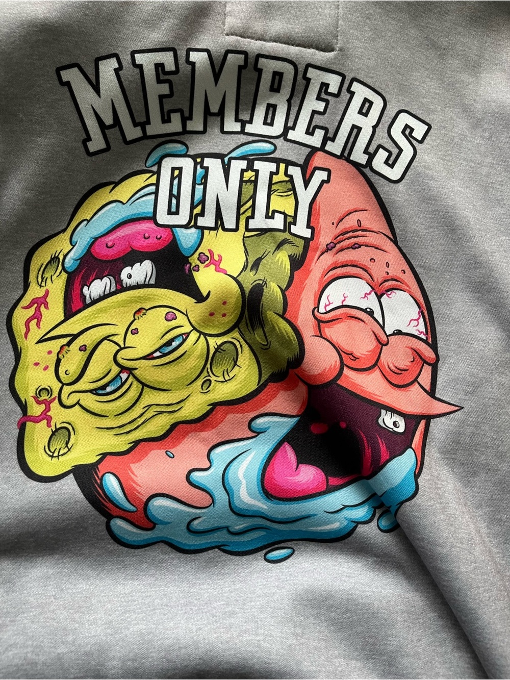 Members Only x Nickelodeon SpongeBob Hoodie Size M NWT